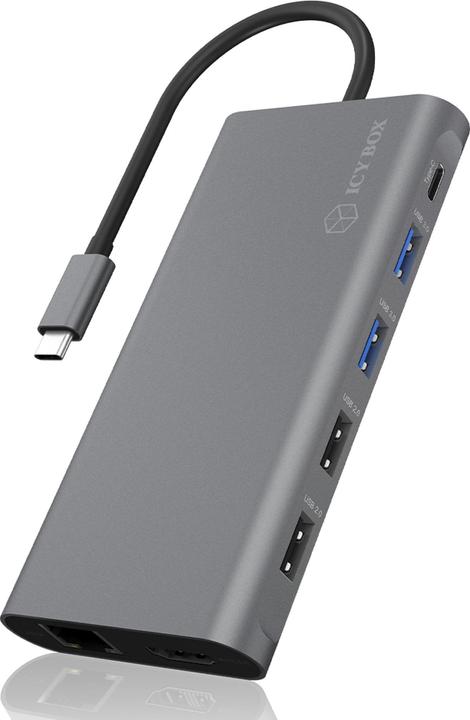 Productafbeelding Icy Box IB-DK4050-CPD (USB-C, 12 Havens)
