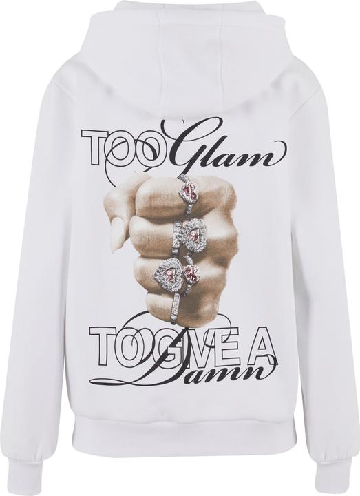 Actual product image Miss Tee Give A Damn Ladies Fluffy Hoody - 174147 (M)
