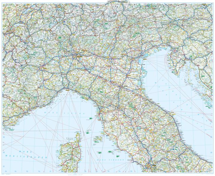Produktbild Länderkarte Italien 1:650 000