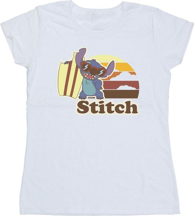 Disney Lilo And Stitch Bitten Surfboard TShirt (XXL)
