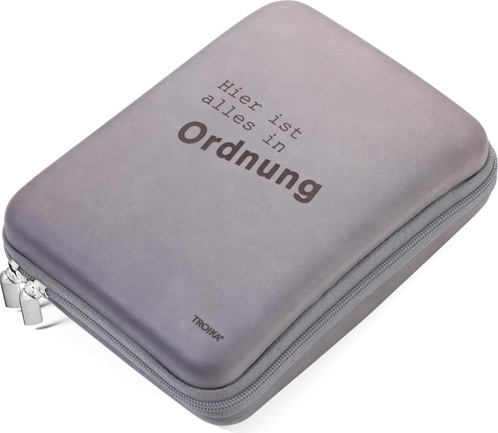Actual product image Troika ALLES IN ORDNUNG organiser case with zip grey/black (Case)