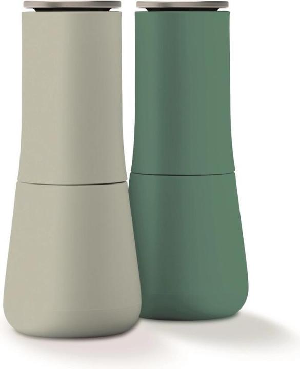 Actual product image Joseph Joseph Milltop Sage salt and pepper mill 2-pcs, 16.9x7x7 cm (Salt, Pepper)