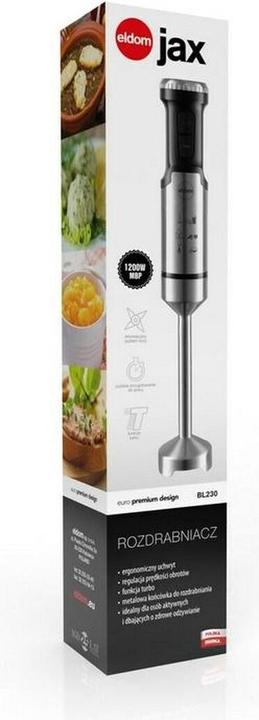 Image du produit Eldom Mixeur sur socle JAX 1000 W Pointe métallique Réglage de la vitesse Turbo (Prise UE)