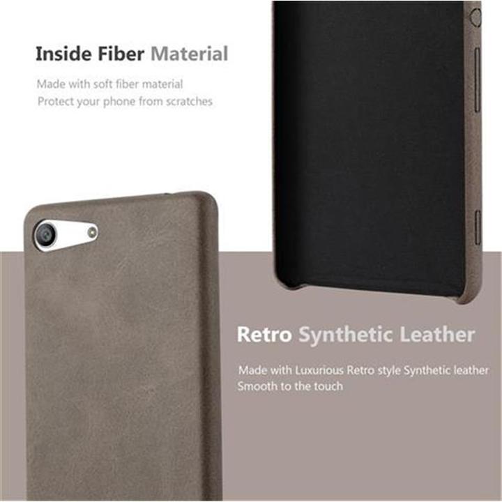 Produktbild Cadorabo Hard Cover Kunstleder mit Struktur (Sony Xperia M5)