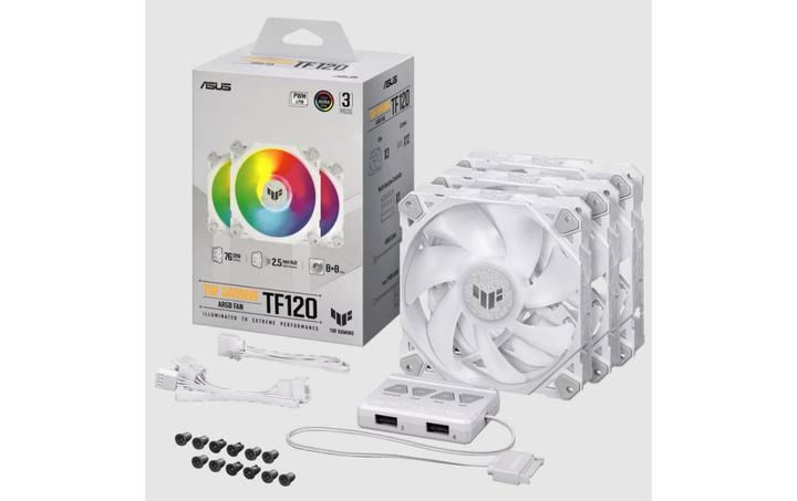 Actual product image ASUS TUF Gaming TF120 ARGB 3 Pack (120 mm, 3 x)