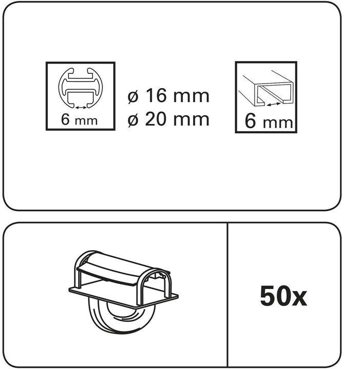 Produktbild Gardinia Klickgleiter Maxi