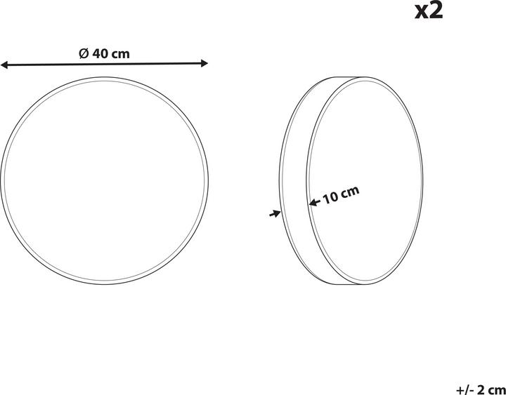 Actual product image Beliani Veglino (40 x 40 cm)