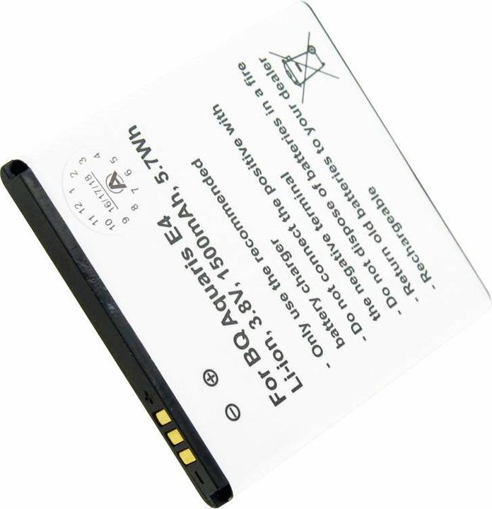 Actual product image AccuCell Akku BQ Aquaris E4 B46, BQ 1700