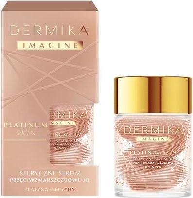 Actual product image Dermika Imagine Platinum Skin Spherical Anti-Wrinkle Serum 3D Platinum + Peptides 60G