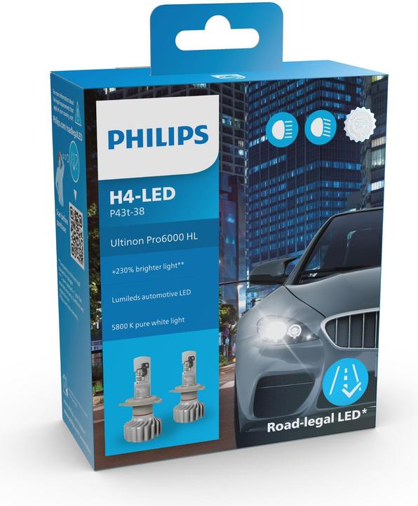 Produktbild Philips Ultinon Pro6000 HL (H4)
