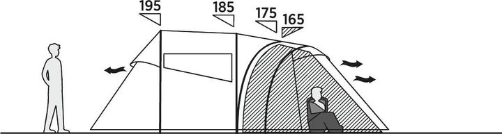 Image du produit Easy Camp Alicante 600 Twin (Tente tunnel, 17.40 kg, 6 personnes)