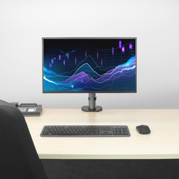 Produktbild Monitor Desk Mount, 1 screen up to 32ö, gray (Tisch, 32")