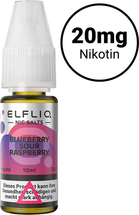 Actual product image Elfbar Elfliq (Raspberry, Bilberry)
