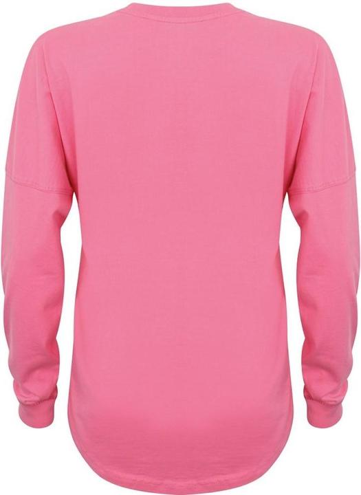 Produktbild Super Flying Model Slogan TShirt Überschnittene Schulter Langärmlig (XL)