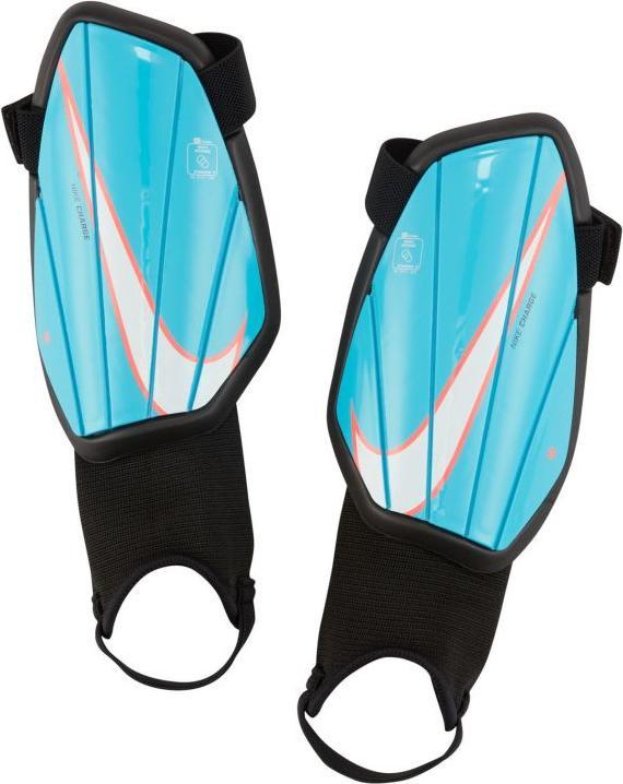 Nike Charge Kids" Soccer Shin, BALTIC BLUE/BLACK/WHITE L (L)