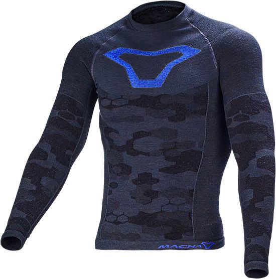Produktbild Macna BASE LAYER Unterziehshirt schwarz-grau S-M (S/M)