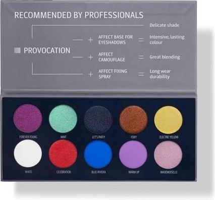 Actual product image Affect Provocation Pressed Eyeshadow Palette pressed eyeshadow palette 10x2.5g
