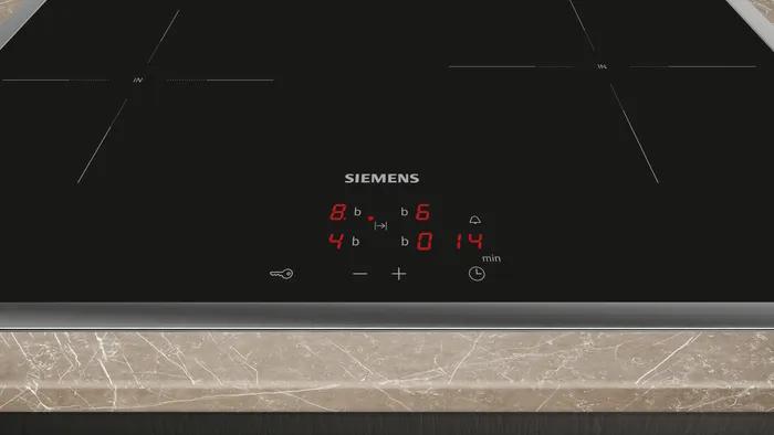 Actual product image Siemens Built-in cooker set, EI645CFB6E + HE578BBS4, built-in cooker, induction hob, PQ521IB02