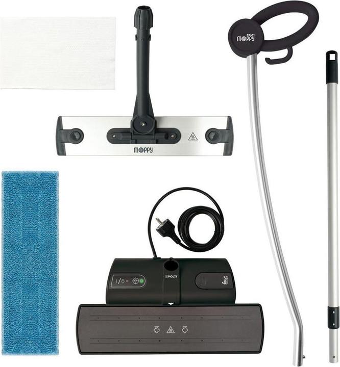 Actual product image Polti Moppy Black Premium steam broom (1500 W)