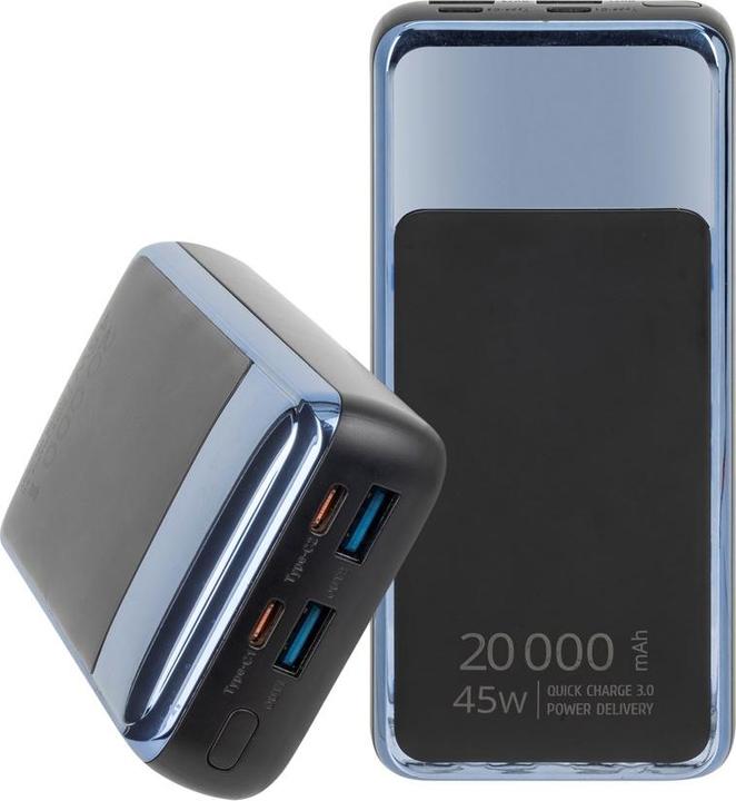 Produktbild Rivacase Batteriebank 20.000 Mah 45W Qc/Pd (20000 mAh, 45 W, 74 Wh)