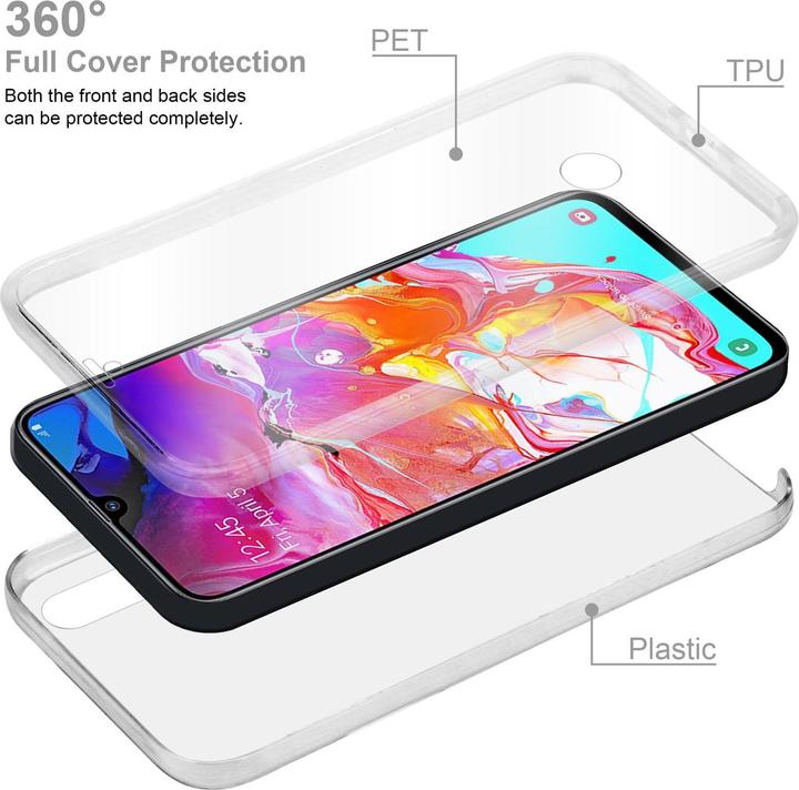 Image du produit Cadorabo TPU 360 degrés Case Cover (Samsung Galaxy A70e)