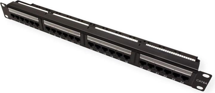 Produktbild Value Kat.6A 19/"-Patchpanel, 24 P, ungeschirmt, schwarz