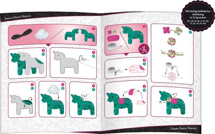 Produktbild Lena Sequin Charm Einhorn