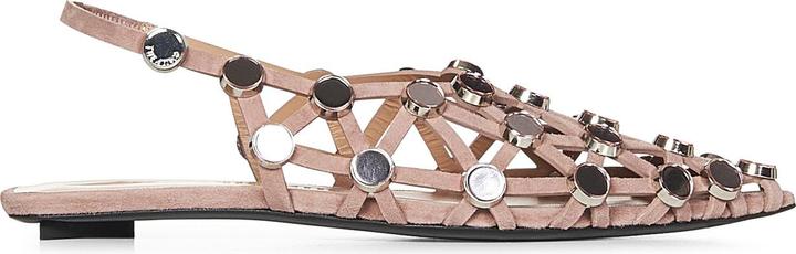 Actual product image The Attico Flat Shoes Beige (39)