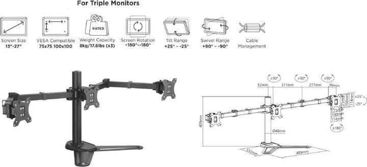 Image du produit equip Montage sur table (Tables, 27")