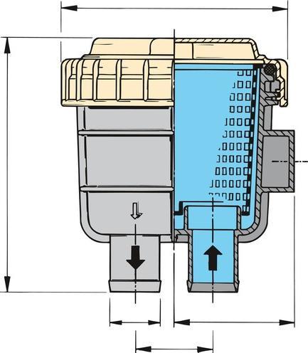 Produktbild Vetus Wasserfilter FTR330