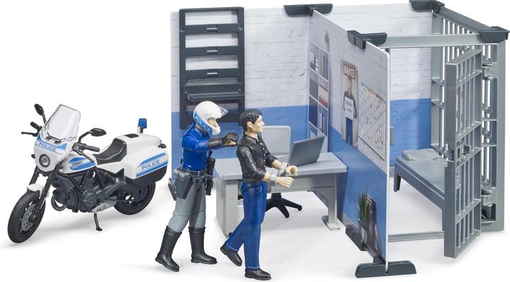 Actual product image Bruder Police station with police motorcycle