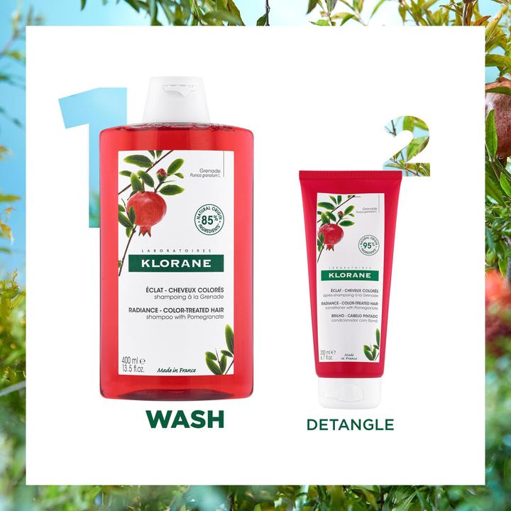 Produktbild Klorane Farbglanz Shampoo mit Granatapfel (200 ml, Flüssiges Shampoo)
