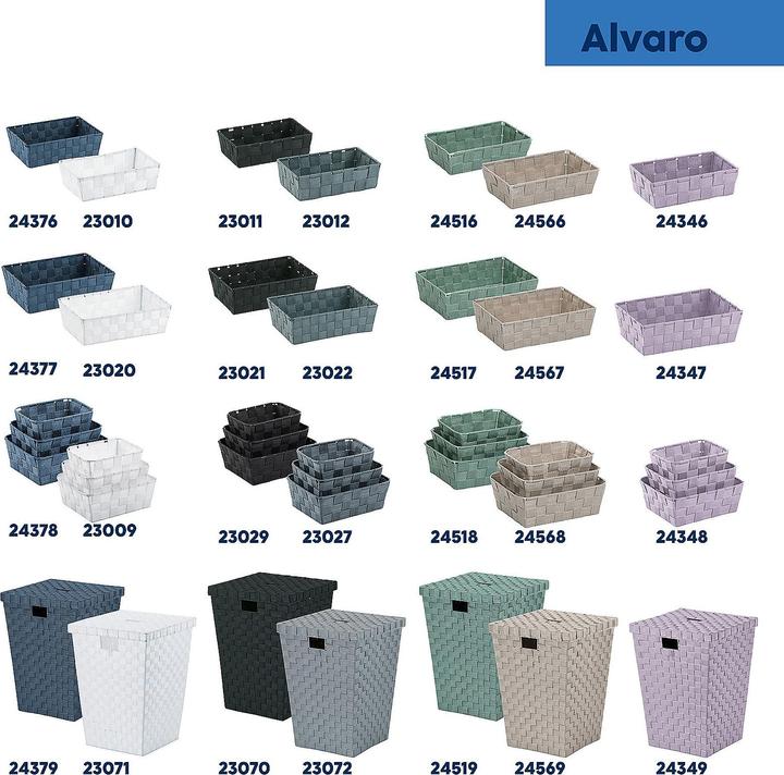 Produktbild Kela Wäschebox Alvaro weiss 43 Liter (43 l)