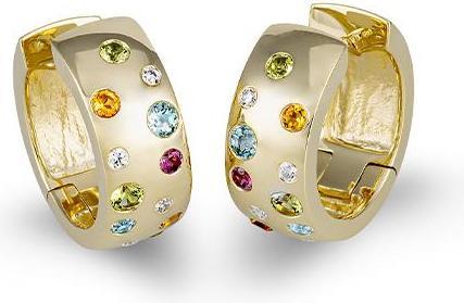 Breuning OHRSCHMUCK - Brill. 0,12 Ct. H/si (585, - Gold)