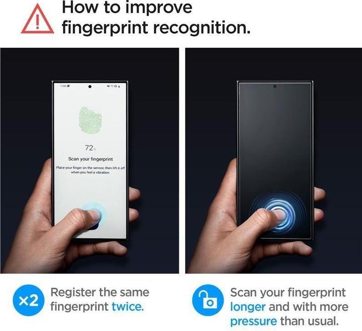 Produktbild Spigen Glas.tR EZ Fit (2 Stück, Samsung Galaxy S24 Ultra)