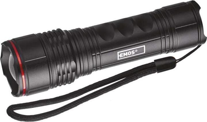 Produktbild Emos LED Metall-Taschenlampe, 330 lm, 3× AAA, FOKUS (12.80 cm, 330 lm)