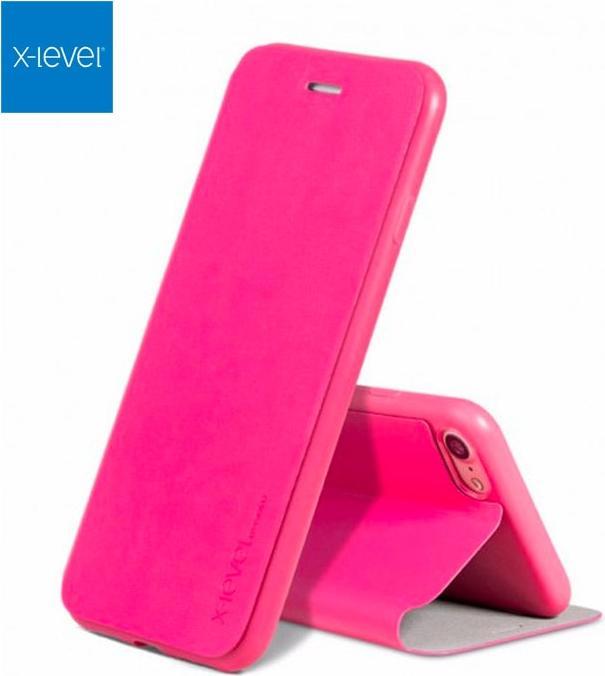 Produktbild X-Level Samsung Galaxy S9 Plus - FIBColor Flip Case Pink (Samsung Galaxy S9+)