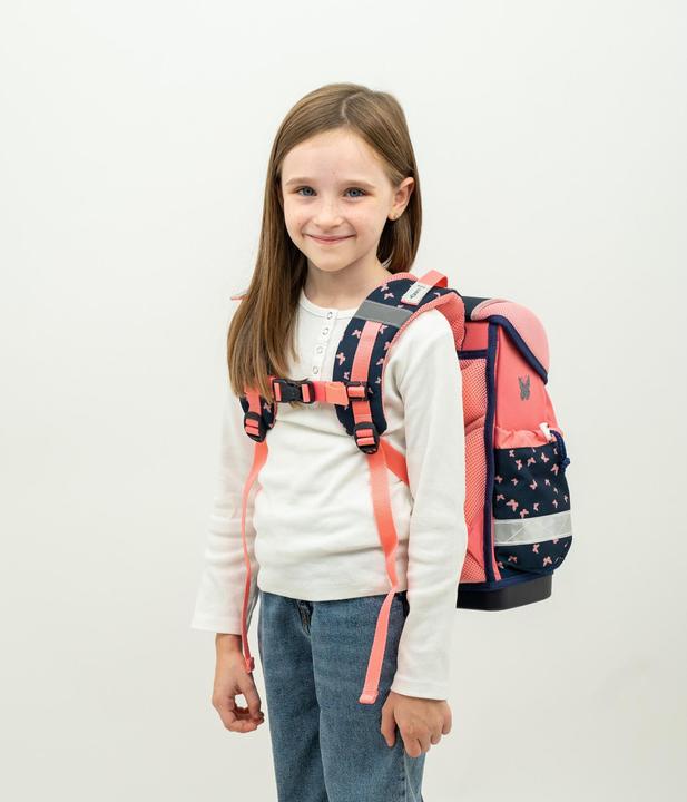 Actual product image Belmil CLASSY Schulrucksack-Set Beautiful Flowers (19 l)