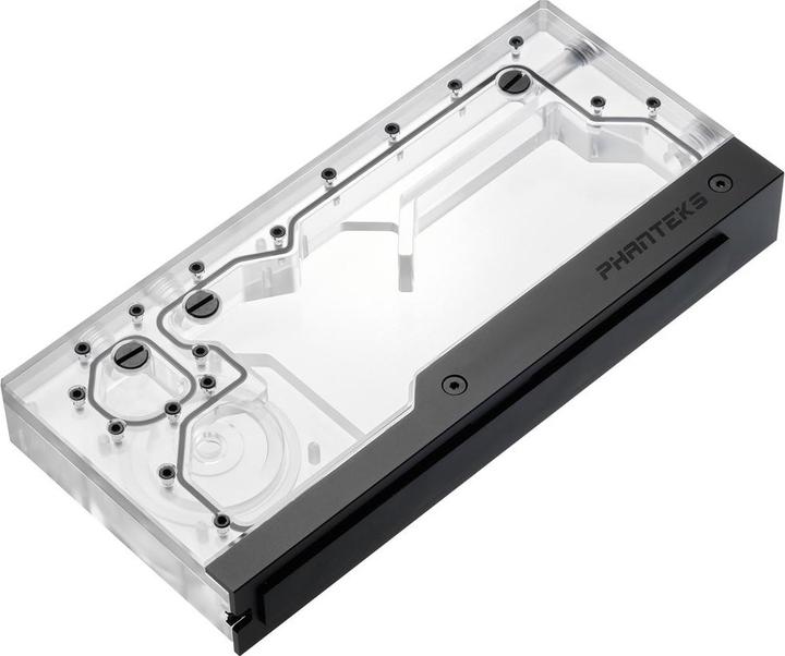 Actual product image Phanteks R260C reservoir - transparent acrylic backplate, for D5, ARGB LED