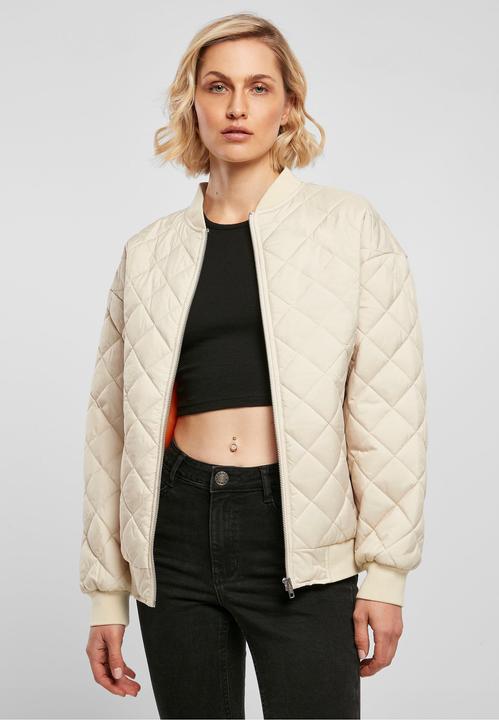 Actual product image Urban Classics Ladies Oversized Diamond Quilted Bomber Jacket - 16646 (4XL)