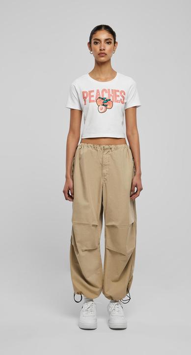 Actual product image Miss Tee Peaches Cropped Tee - 105763 (4XL)