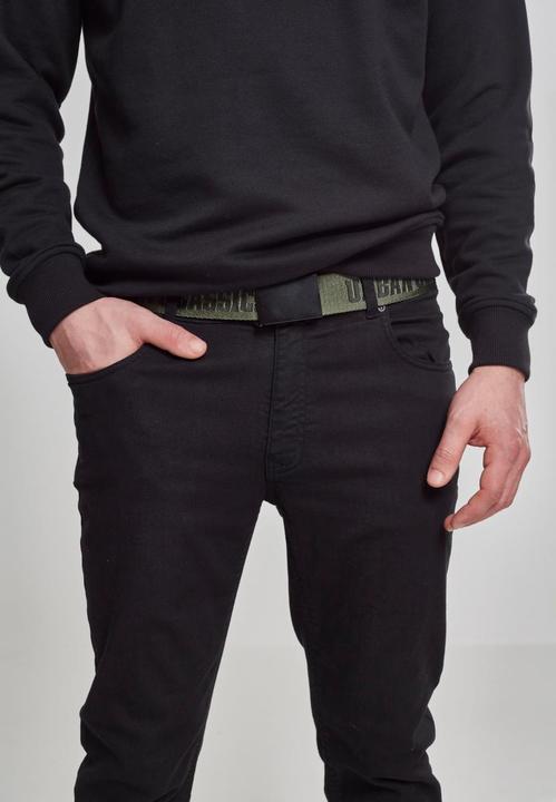 Actual product image Urban Classics Jaquard Logo Belt (120)