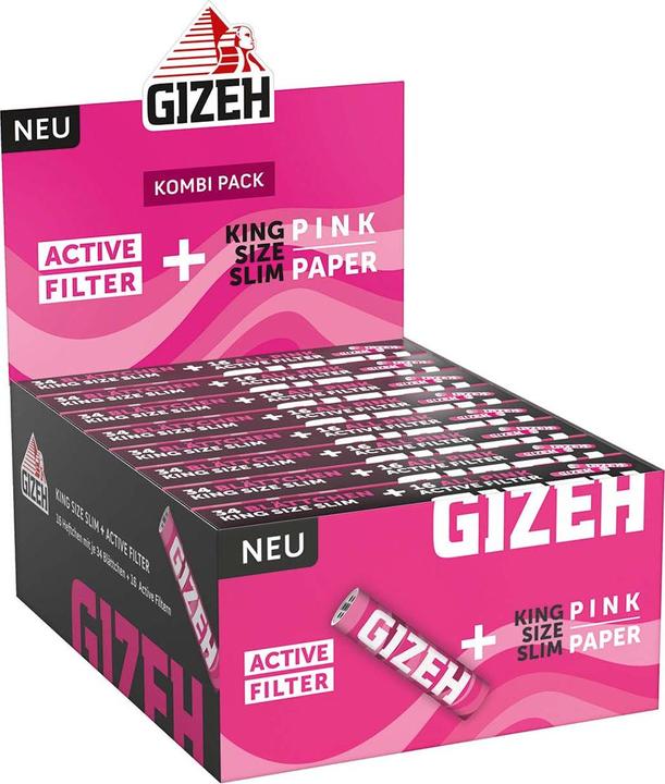 Produktbild PINK Papers KSS + Aktivkohle Filter