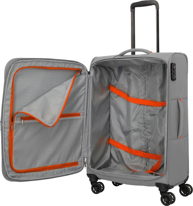 Actual product image Travelite Umbria 4 Rollen Kofferset 3-teilig mit Dehnfalte (207 l, XL (from 140l))