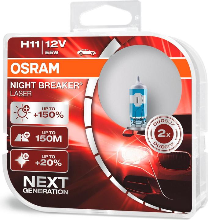 Actual product image Osram Night Breaker (H11)