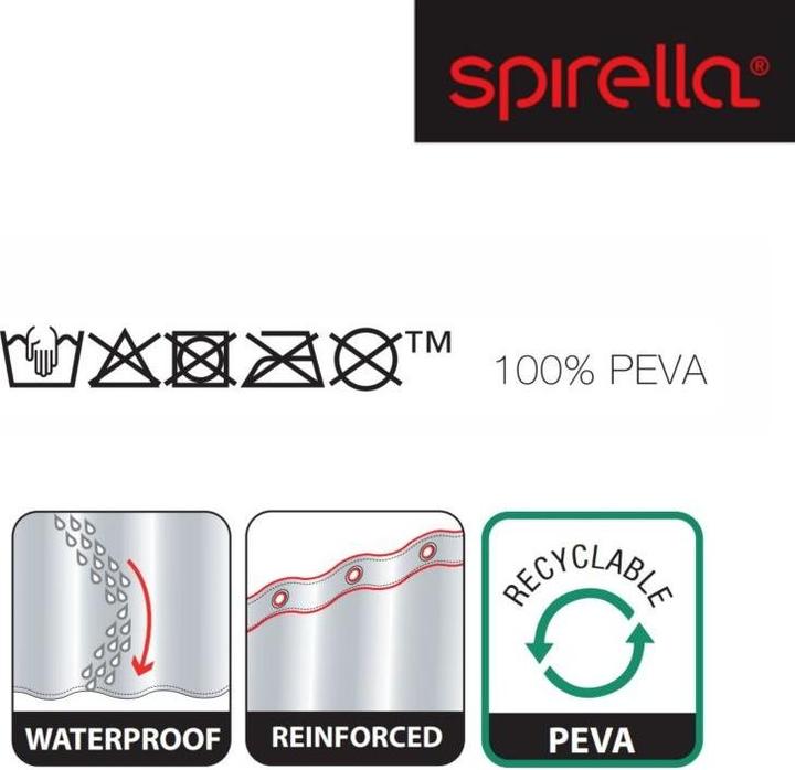 Produktbild spirella Transparent (180 x 200 cm)