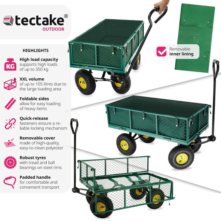 Produktbild tectake Bollerwagen