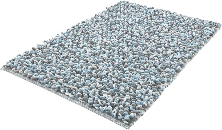 Produktbild Kleine Wolke Badteppich Sling 60 x 90 cm, Blau/Weiss (60 x 90 cm)