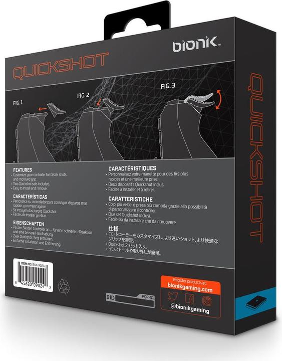 Actual product image Bionik Quickshot (PS4)