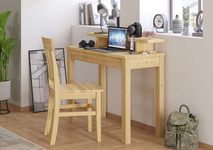 Produktbild Erst-Holz Monitorständer Tischaufsatz Erhöhung Kiefer natur 100 cm für Laptoptisch 90.82-90-10